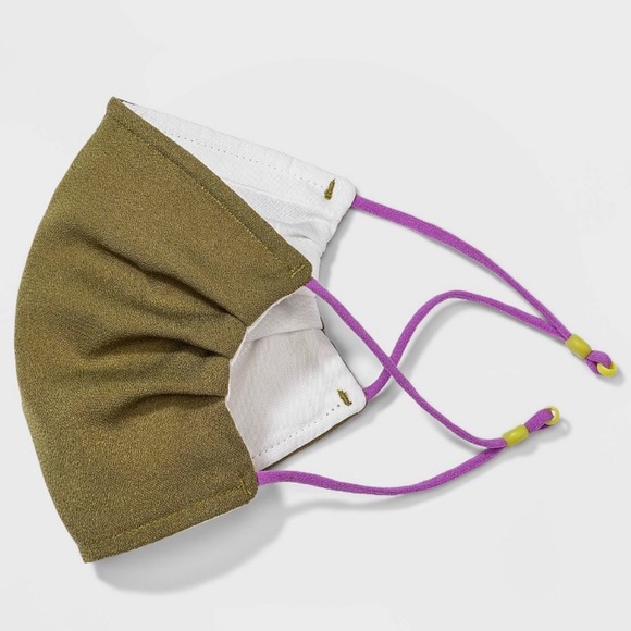 Bundle of 5 (2 packs) Adjustable Material Face Masks - Wild Fable Black/… - Picture 3 of 9